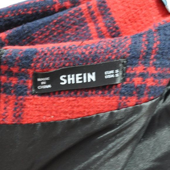 Plaid Asymmetrical Skirt - Picture 8 of 8